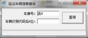 延边车辆违规查询