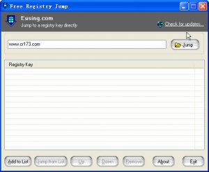 注册表查找工具(Free Registry Jump)