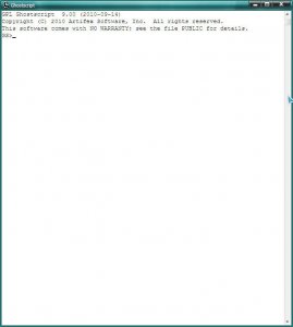 PS解释器GPL Ghostscript X86