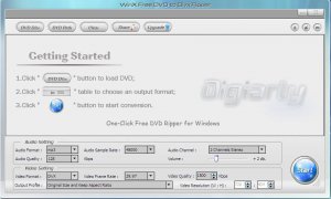 DVD抓取软件(WinX Free DVD to DivX Ripper)