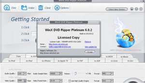 DVD视频转换软件(WinX DVD Ripper Platinum)