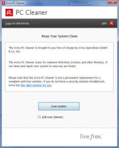 小红伞官方卸载清理工具(avira pc cleaner)