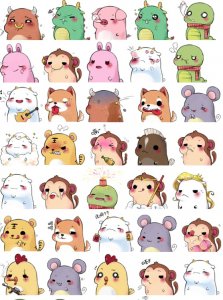 12生肖肉团表情包