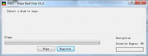 硬盘坏道修复工具(Wipe Bad Disk)