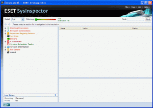 win7系统诊断检查(ESET SysInspector)